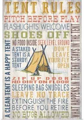 Tent Rules Typography