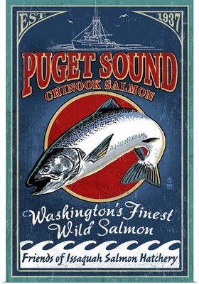Wild Salmon, Puget Sound, Washington