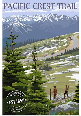 Wrightwood, California, Pacific Crest Trail and Hikers, Rubber Stamp
