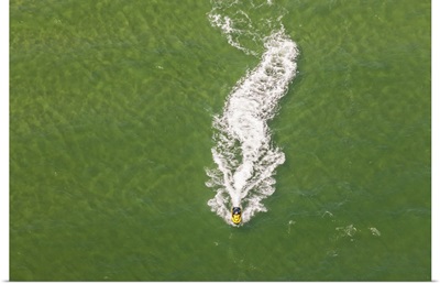 Aerial view of a Jet Ski in Frankston. - Aerial Photograph