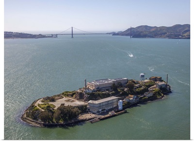 Alcatraz Island, San Francisco, California - Aerial Photograph