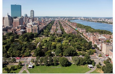 Back Bay District, Boston, MA, USA - Aerial Photograph