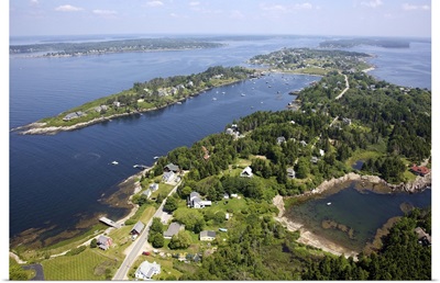 Bailey Island, Maine - Aerial Photograph