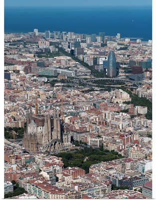 Barcelona, Catalunya, Spain - Aerial Photograph