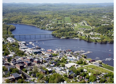 Belfast, Maine, USA - Aerial Photograph