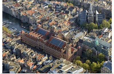Beurs van Berlage, Amsterdam - Aerial Photograph