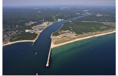 Cape Cod Canal, Bourne - Aerial Photograph