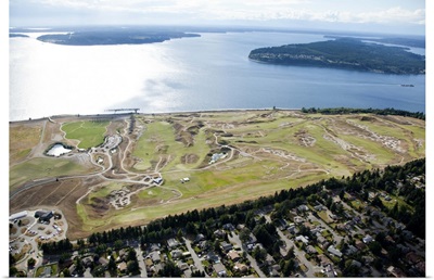 Chambers Bay Golf Course, University Place, WA, USA - Aerial Photograph