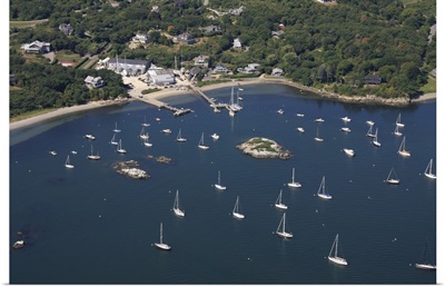 Jamestown, Harbor, Rhode Island, USA - Aerial Photograph