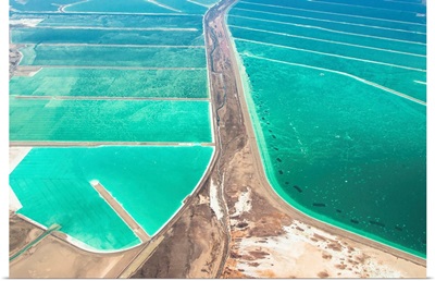 Mineral Pools Area, Dead Sea - Aerial Photograph