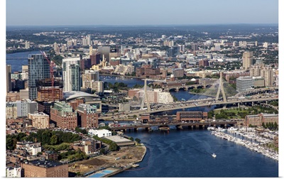 Mip Aerial Boston Zakim Bridge, MA