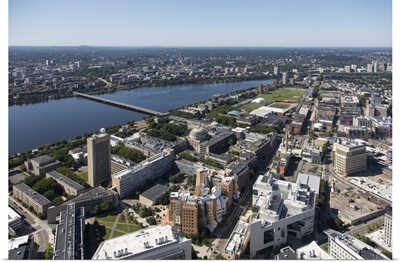 MIT - Massachusetts Institute of Technology, Boston, MA, USA - Aerial Photograph