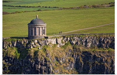 Mussenden Temple, Castlerock, Northern Ireland - Aerial Photograph