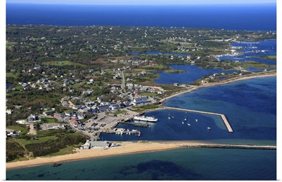 New Shoreham, Block Island, Rhode Island - Aerial Photograph