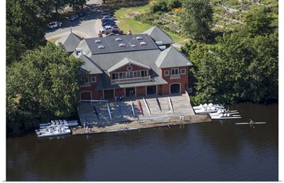 Newell Boathouse Home of Harvard Men's Crew, Boston, MA, USA - Aerial Photograph