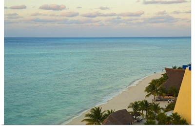 North Beach from Melia Cozumel Hotel, Cozumel, Mexico - Aerial Photograph