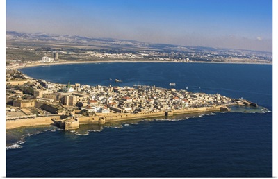 Old Town, Acre, Israel - Aerial Photograph
