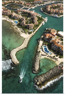 Puerto Aventuras, Quintana Roo, Mexico - Aerial Photograph