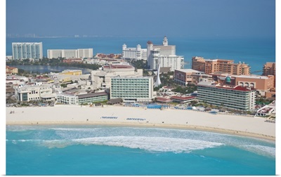 Punta Cancun Hotel District, Cancun, Mexico - Aerial Photograph