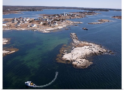 Rocky Shoreline at Prospect, Nova Scotia - Aerial Photograph
