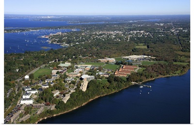 Roger Williams University, Bristol, Rhode Island - Aerial Photograph