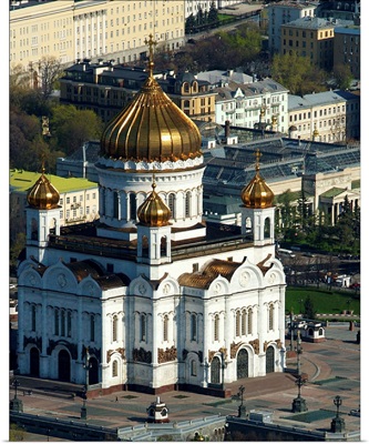 Russia, Moscow, The Cathedral of Christ the Saviour