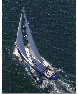 Shipyard Cup 2013, Boothbay Harbor - Aerial Photograph