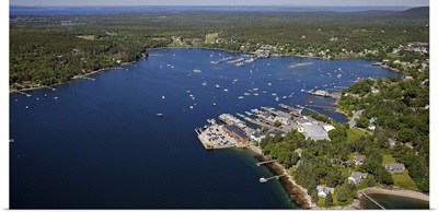 Southwest Harbor, Maine, USA - Aerial Photograph