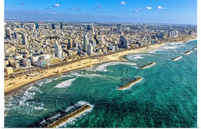 Tel Aviv Shore Line, Tel Aviv - Aerial Photograph