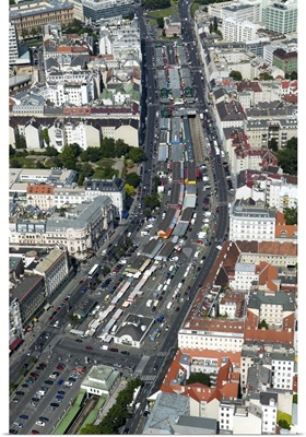 The Naschmarkt, Vienna, Austria - Aerial Photograph