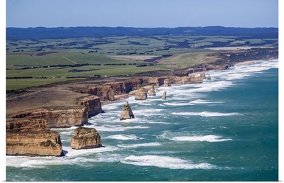The Twelve Apostles In Port Campbell National Park, Australia - Aerial Photograph