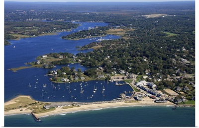 Watch Hill And The Pawcatuc River, Rhode Island, USA - Aerial Photograph