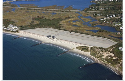 Wheeler Beach, Point Judith, Rhode Island, USA - Aerial Photograph