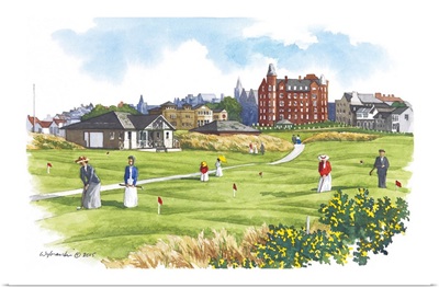 Women Golfers At The Old Course