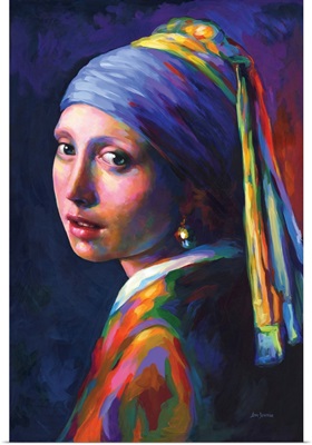 Girl With A Pearl Earring, A Homage To Vermeer