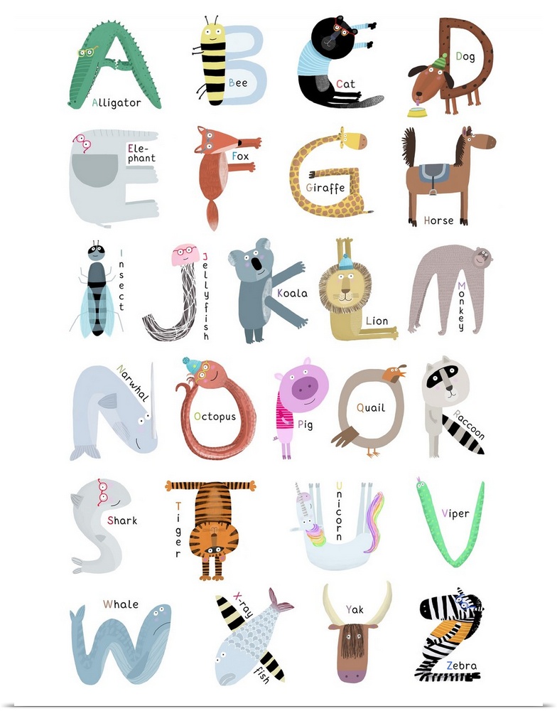 Alphabet Letters With Names