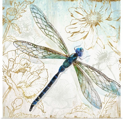 Blue Dragonfly I
