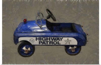 Highway Patrol Pedal Car