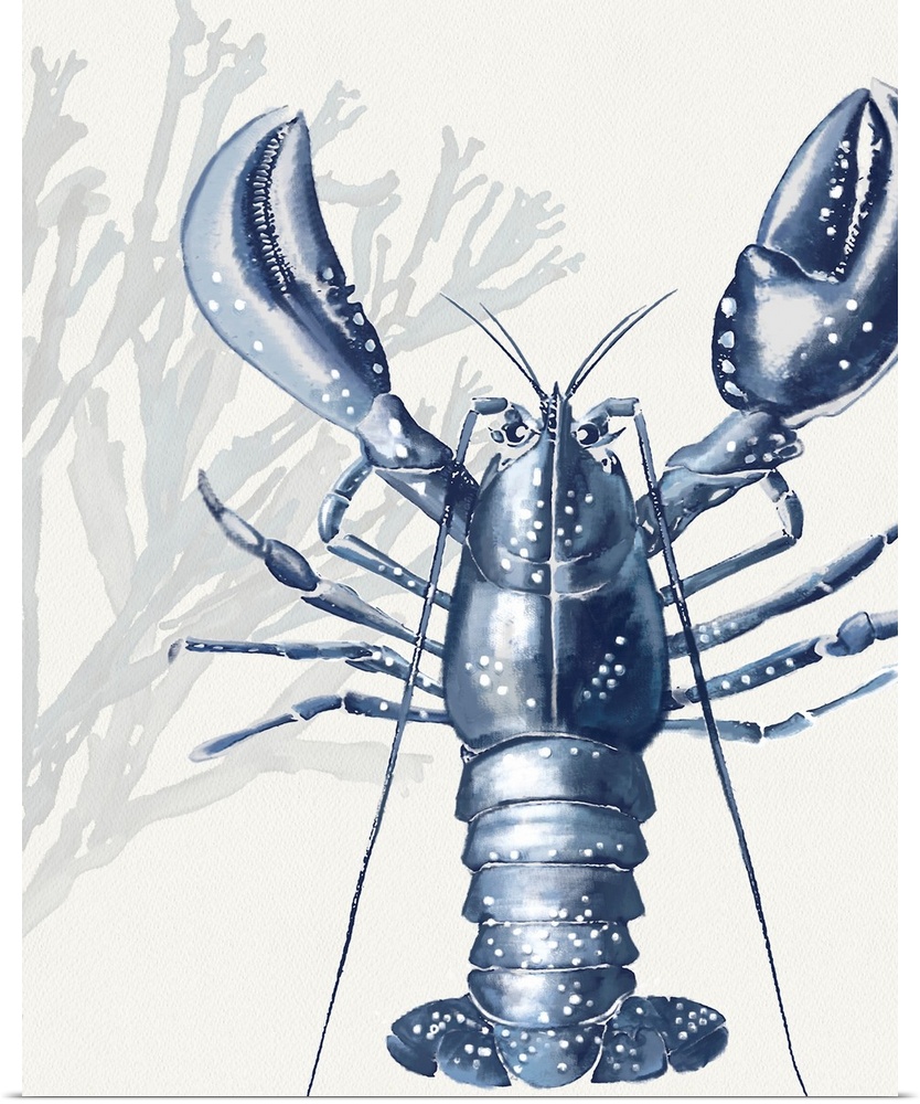Lobster In Blue