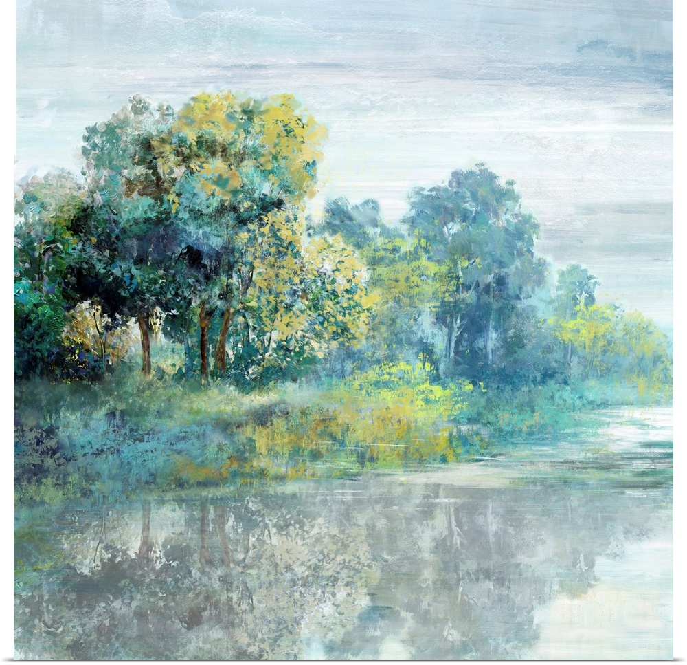 Landscape With Blue Trees