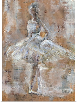 White Textured Ballet Dancer