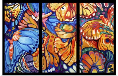 Butterfly Abstract Triptych