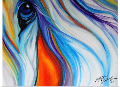 Equine Abstract Eye Of Compasion