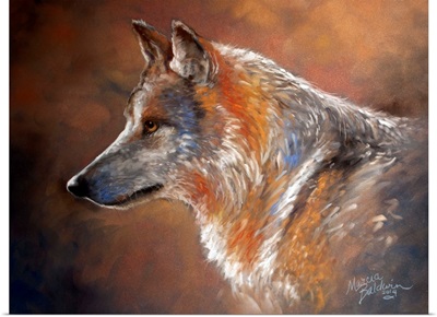 Lone Wolf Pastel