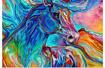 Painted Pony Abstract In Pastels