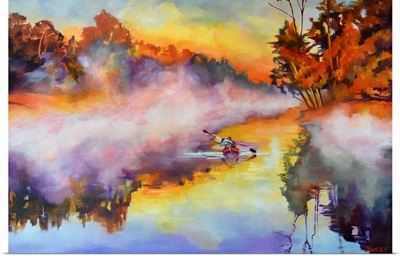 Kayak In The Mist