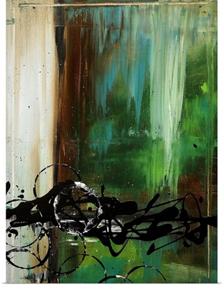 Falling Waterfall - Contemporary Abstract