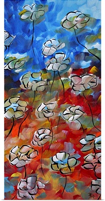 Floating Poppies - Contemporary Floral Art