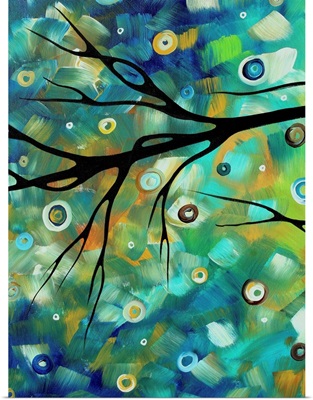 Morning Blues 2 - Abstract Art Landscape Painting