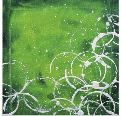 Richness Of Color Green Riches - Abstract Colorful Painting